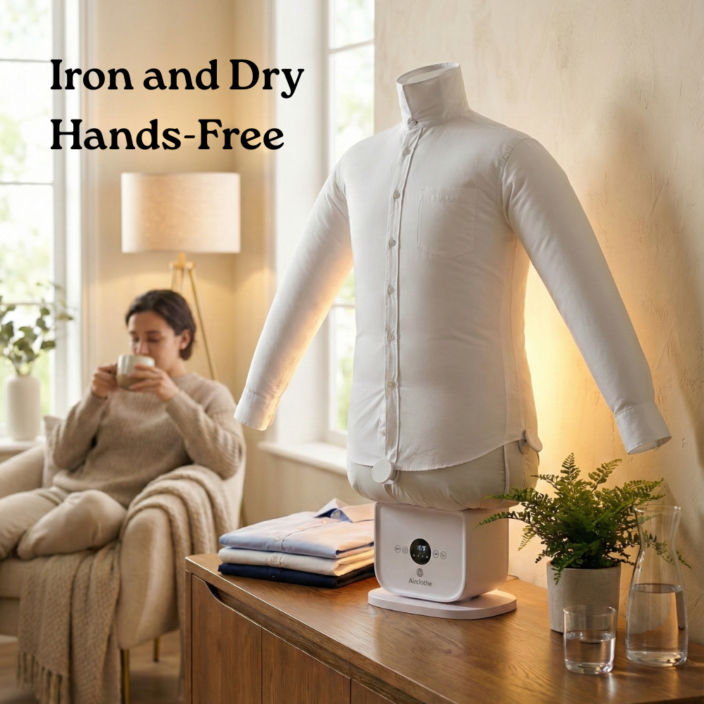 Airolume Iron - Wrinkle Free Clothing With Zero Effort